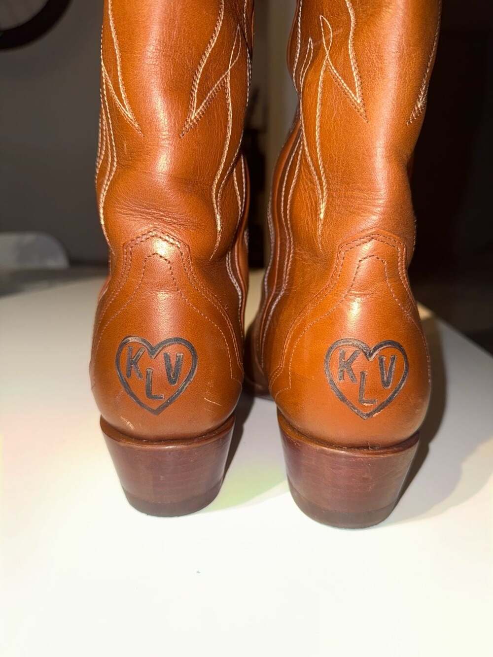 TECOVAS THE LORETTA Western Boots Brown Leather - Picture 9 of 13